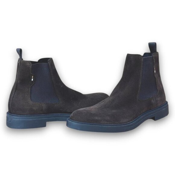 BOSS Calev Chelsea Boots Men's Dark Brown Suede US 9 (UK 8 EU 42) MSRP $230 - Picture 5 of 5